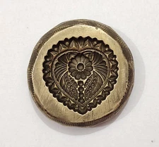Vintage Bronze Jewelry Die Mold/Mould India Hand Engraved For Jewellery Making