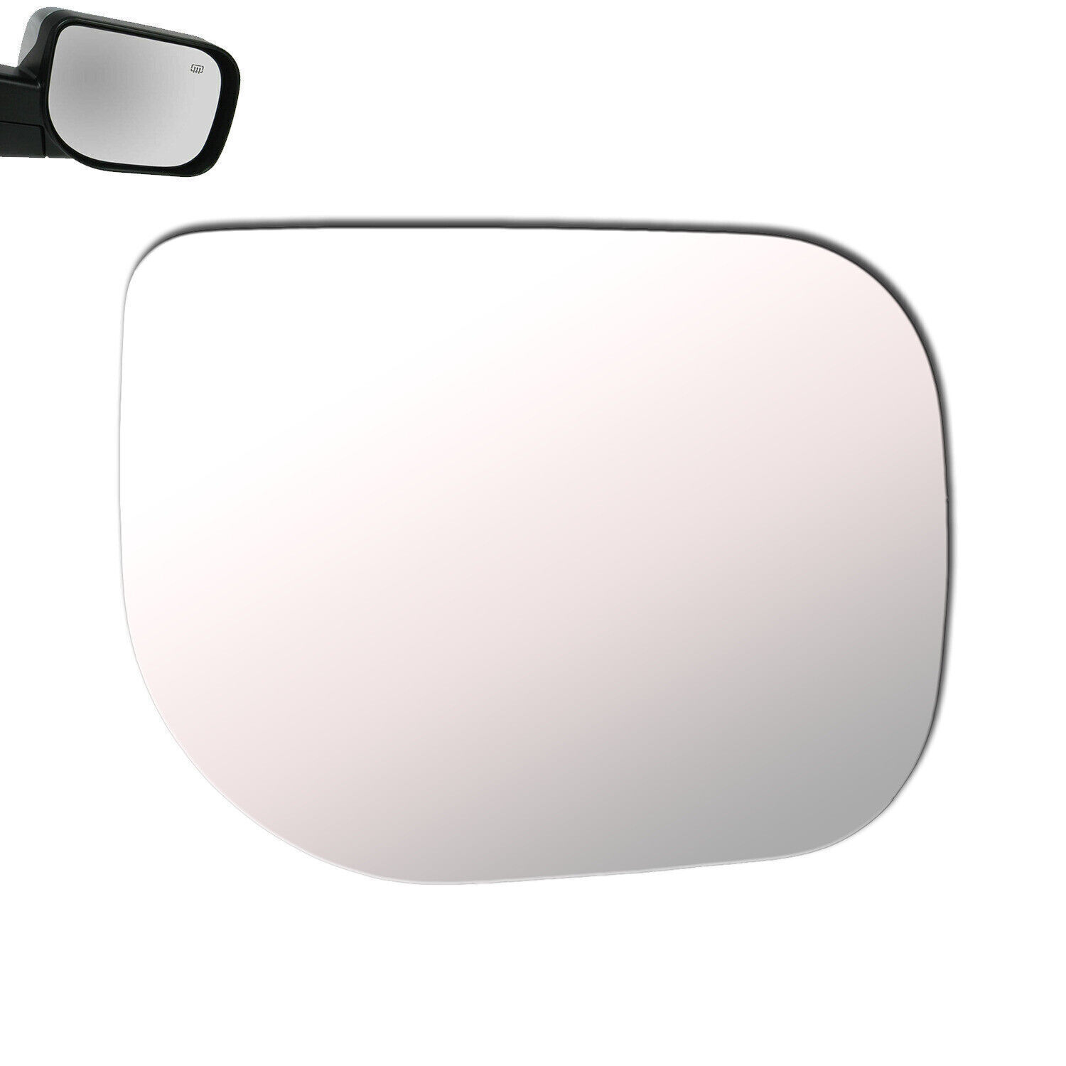 2011-2013 Nissan Titan Passenger Side Convex Mirror Glass Replacement 3318-image