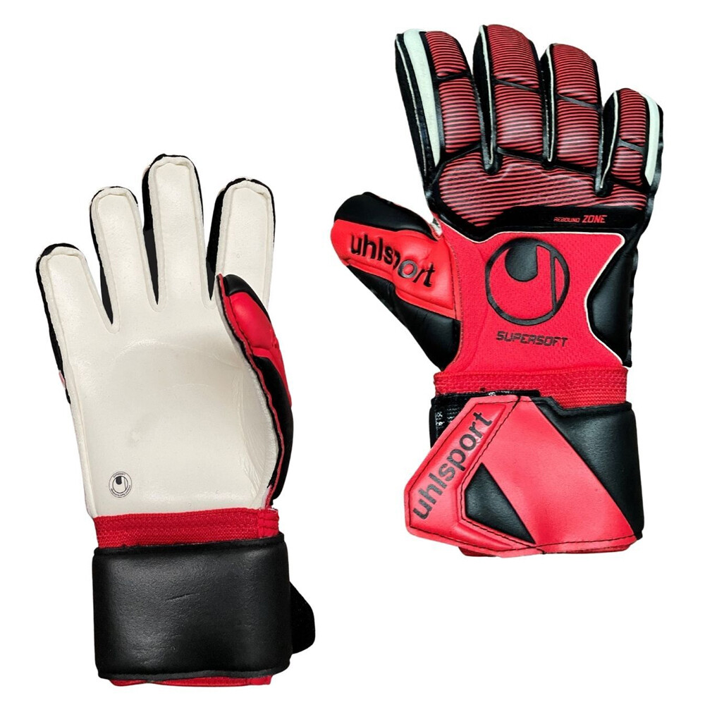Uhlsport Pure Force Supersoft Size Sports Soccer Gloves Pair