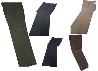 Men's Oversize Calibrated Plus Size Summer Cool Wool Classic Pants Pince