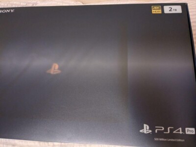 【新品未開封、送料無料】PlayStation 4 Pro 500Million PS4 Pro - PlayStation 4 Pro Black 1TB | GameStop