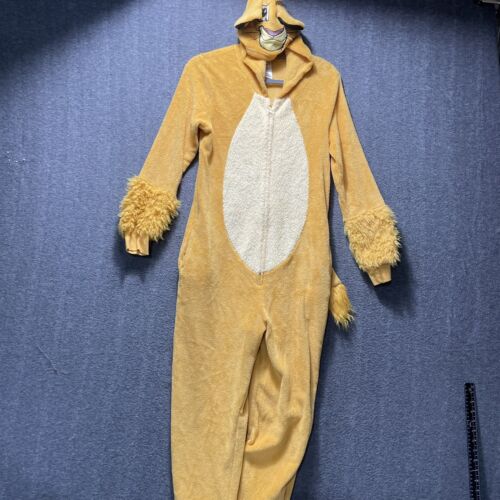 Disney Lion King Simba Womens Pajamas Small 4-6 Unionsuit PJs One Piece Costume