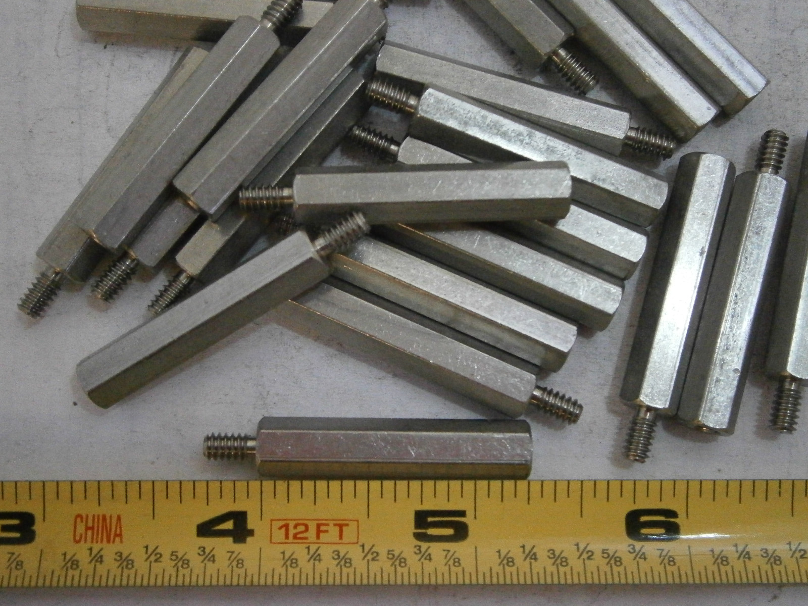 Unicorp 1460M09F09632 MaleFemale Standoffs 1/4 Hex Stainless Lot of