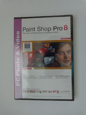 Jasc Paint Shop Pro 8 New Factory Sealed Retail DVD Case