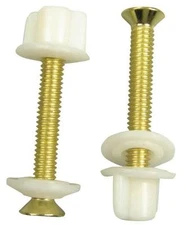 NEW DANCO 88653 PACK OF (2) 3/8" BRASS TOILET SEAT HINGE BOLTS 4726139