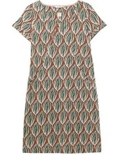 White Stuff Sorrel Fair-trade Dress pink green 100% cotton Size 8 New Tags BNWT