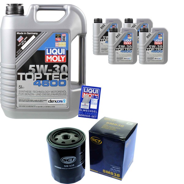 Inspektionskit Filter Liqui Moly ÖL 9L 5W-30 FüR Vw Golf Iv 1J1 1.6 2.0 1.8 T-image