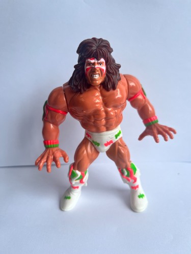 WWE THE ULTIMATE WARRIOR HASBRO WRESTLING TOY ACTI...