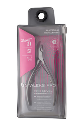 STALEKS PRO Professional Cuticle Nippers 5 mm jaw SMART 31 (NS-31-5)