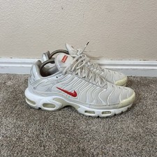 Nike Supreme x Air Max Plus TN bianche super rare da uomo taglia 9,5 DA1472-100