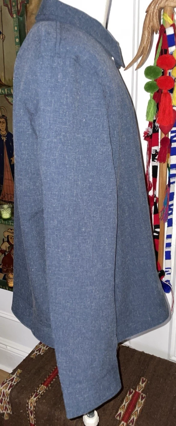 NEW Rag & Bone Phillips Navy Speckled Zip Up Jacket Sz 2XL NWT $598 - product detail image 7