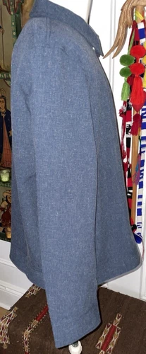 NEW Rag & Bone Phillips Navy Speckled Zip Up Jacket Sz 2XL NWT $598 image 7