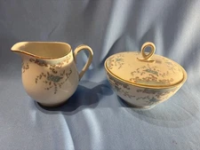Creamer and Sugar Bowl Imperial China W Dalton Seville  5303