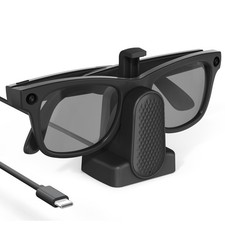 Cisian Charging Dock Compatible with Ray-Ban Meta Smart Glasses Wayfarer/Skyler/