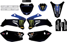 Dcor Complete Graphics Kit 2021 Star Racing Black #20-50-111 for Yamaha TT-R110E