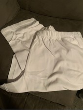 Woman Within 3X Plus Size Petite Stretch Cotton Capri Legging White See Pictures