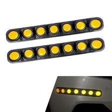 Car Bumper Guard Strip, Strong Reflective Anti-Collision Strip for 2 PCS Yellow