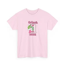 Grinch Mode Off/On Christmas T-Shirt Funny Holiday Tee Unisex Christmas Shirt