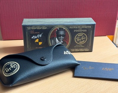 *** Ray Ban - Etui designed von A$AP Rocky - inkl. Box + Tuch ***