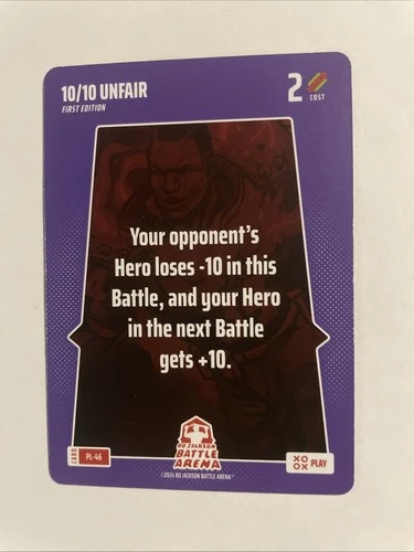 2024 Bo Jackson Battle Arena 10/10 Unfair Play Card!