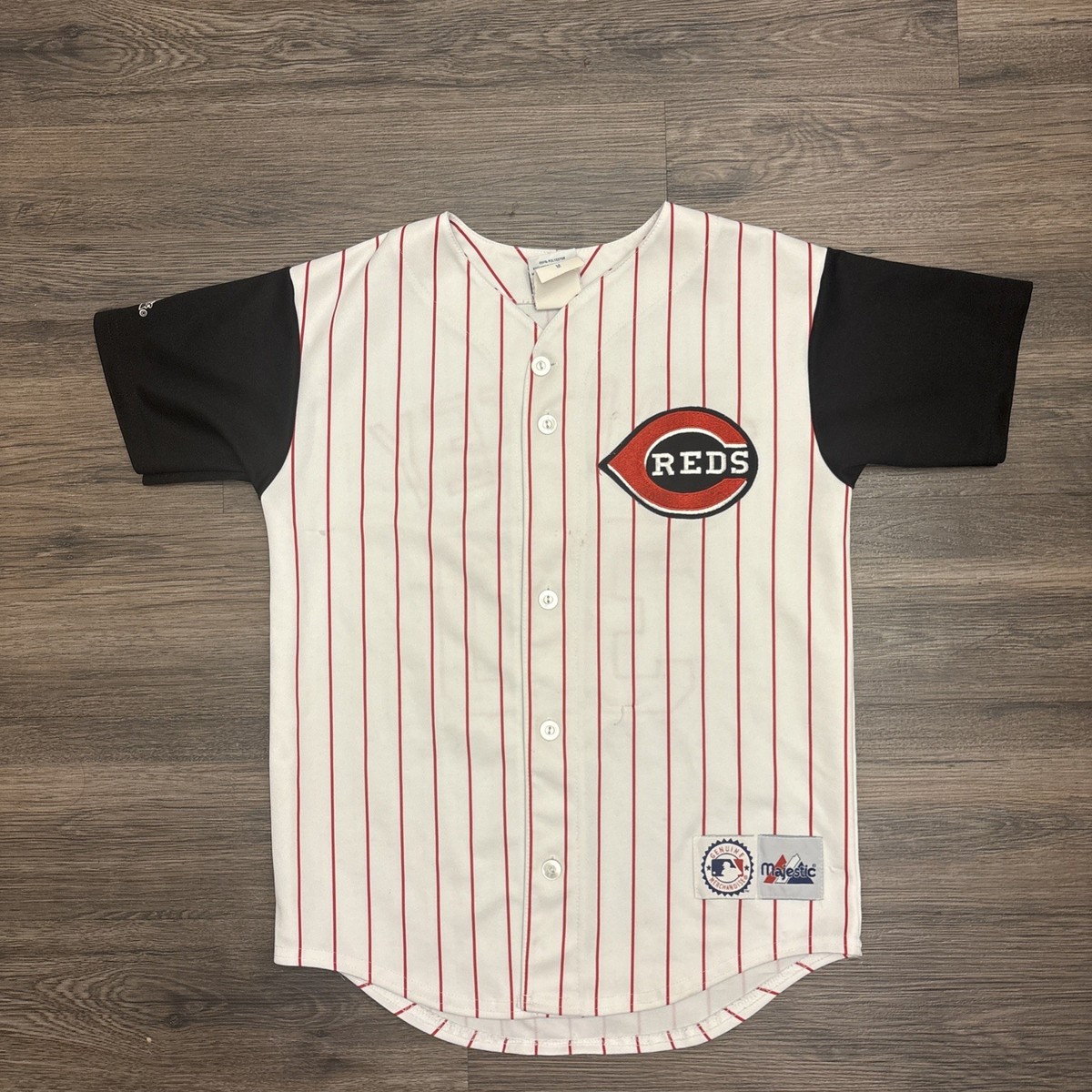 VTG Ken Griffey #30 Cincinnati Reds Majestic Jersey Youth Medium USA  Made