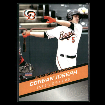 Corban Joseph 2018 Bowie Baysox Team Set Baseball Card MLB NM