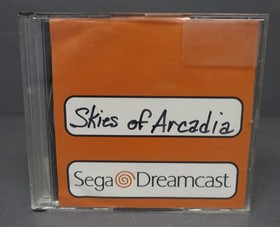 Sega Dreamcast Skies of Arcadia Disc 1 & 2 Video Game No Booklet