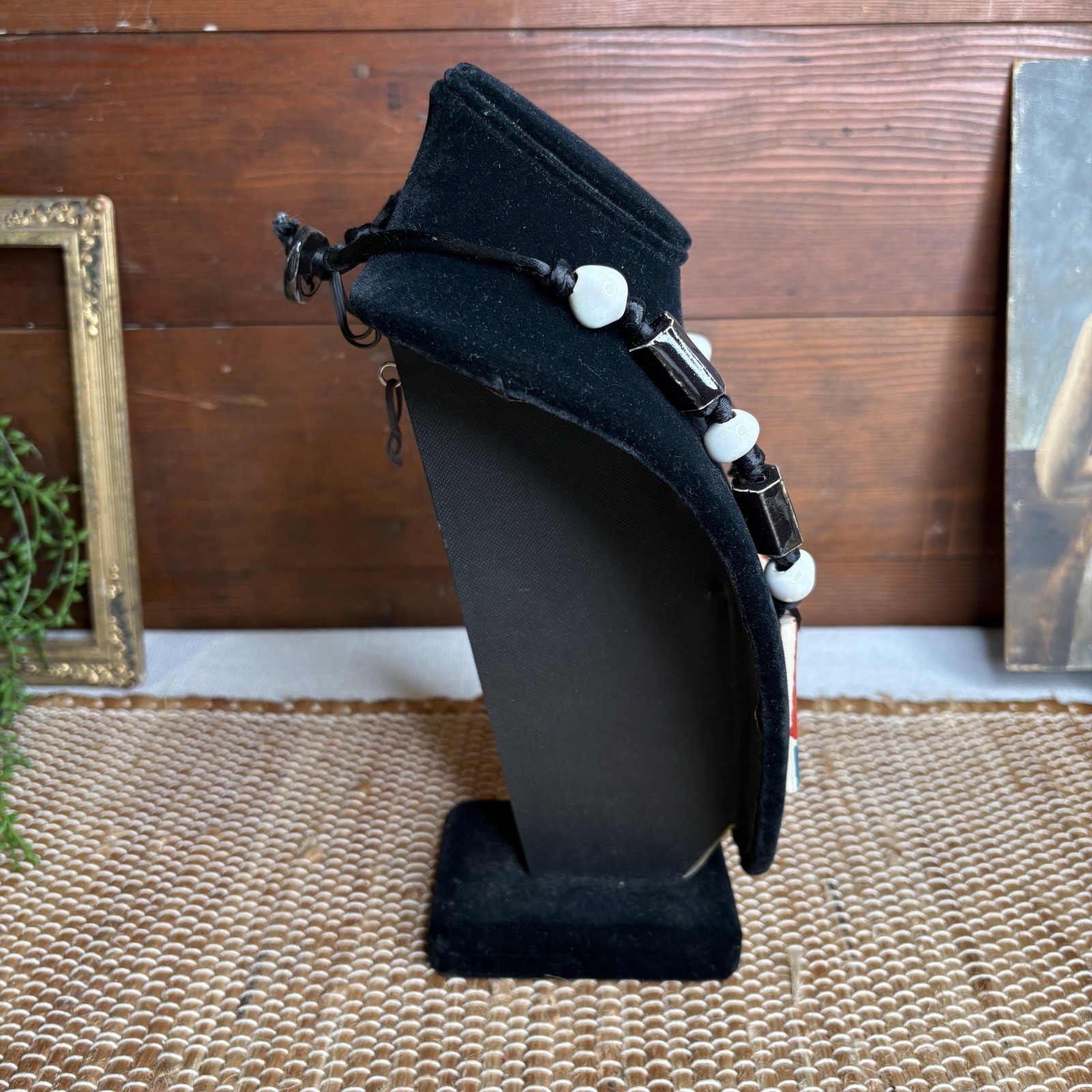 Eclectic Artist Signed Large Rectangular Ceramic … - image 4