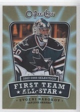 2008-09 O-Pee-Chee 1st Team All-Stars Evgeni Nabokov #1ST-EN 0j0