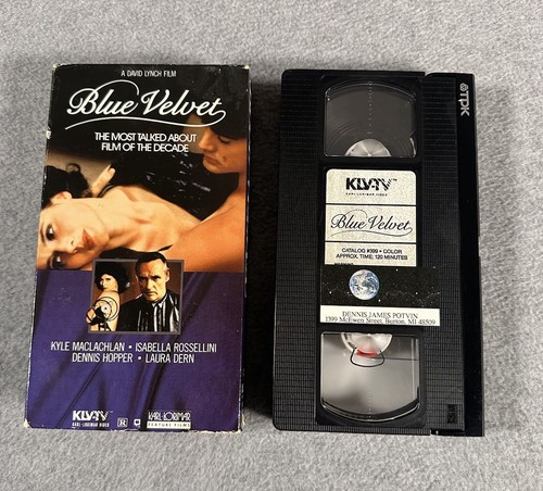 Blue Velvet VHS 1986 - David Lynch - Kyle MacLachlan, Dennis Hopper - tested - Picture 1 of 8