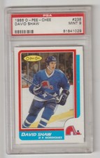 1986 O-Pee-Chee #236 David Shaw PSA 9