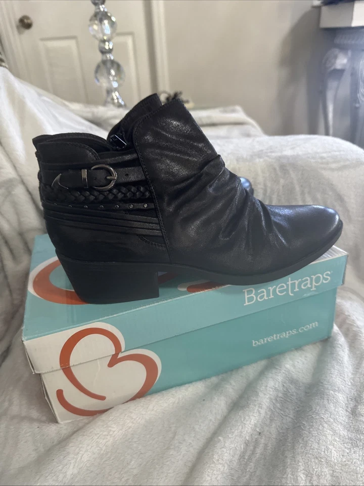 Baretraps BT24067 GUENNA MUJER ZAPATO BOTÍN 9,5 M NEGRO Foto 2 de 4