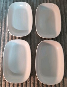 4 VTG Delta Airline Service Plates Pfaltzgraff Side Kick Bread Dish 50-500 USA 