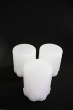 1.25" Bolt Style Plastic Telescope Eyepiece Case 2 1/4" Tall -  Set of 3