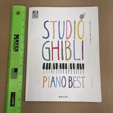 Hayao Miyazaki Studio Ghibli Best Album Piano Music Score Book 100songs