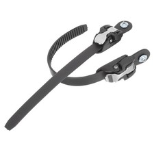 1 Pair Black PVC Adjustable Roller Skate Fixing Buckle Straps