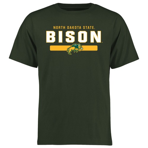 Men's Green NDSU Bison Team Strong T-Shirt - 第 1/2 張圖片