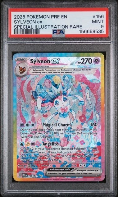 Sylveon Pokémon TCG Professional Sports Authenticator (PSA) Individual  Trading Card Games for sale