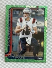 2025 Topps Chrome Football Football Leather Green Refractor Drake Maye #207