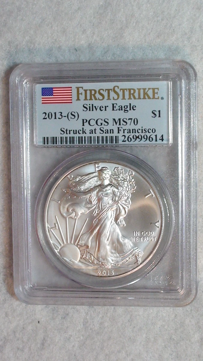 American Eagle MS 70 Graded 2013 Silver Bullion Coins for sale | eBay