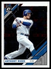 2019 Donruss Optic Anthony Rizzo Chicago Cubs #187