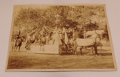 William Penn And His Followers Patriotic Celebration Parade Float Cabinet Card