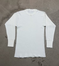 Vintage 70s Fruit of the Loom Waffle Long Sleeve Thermal Undershirt Size M USA