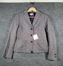 UNIQLO Ines De La Fressange Wool Blend Jacket Blazer Gray Womens XS NWT $130