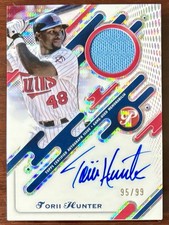 Torii Hunter /99 PRISTINE AUTO RELIC 2025 Topps Pristine #PPAR-TH Twins