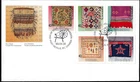 Canada Stamps FDC— 1993, Hand-Crafted Textiles,  #1461-5 Ref. 1222