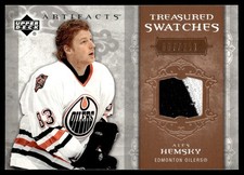2006-07 Upper Deck Artifacts Treasured Swatches Ales Hemsky Jersey 097/250