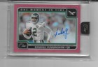 2018 PANINI ONE RANDALL CUNNINGHAM AUTO ON CARD  AUTOGRAPH # 4/60 EAGLES