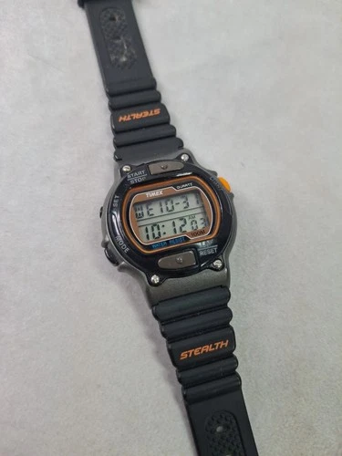 Vintage Timex WOMEN'S Stealth B3 Digital Watch - RARE - NICE - New Battery!