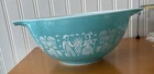 Vintage Pyrex Butterprint Amish Turquoise Cinderella Mixing Bowl 442 1.5 Qt